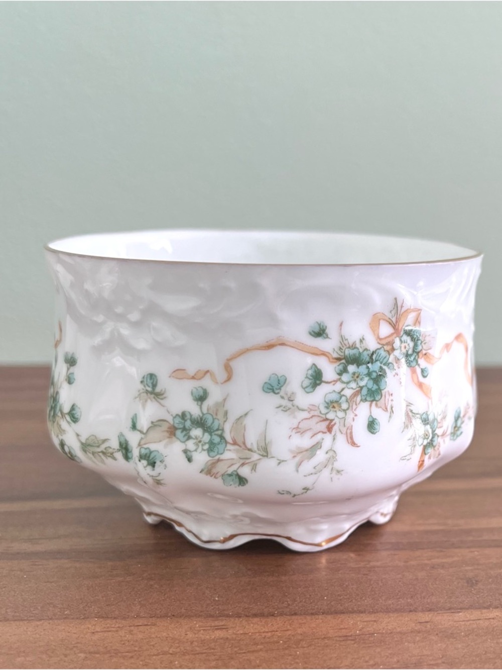 Antique Porcelain Tea Cup & Saucer Eglantine by Hermann Ohme Germany - Picture 5 of 8